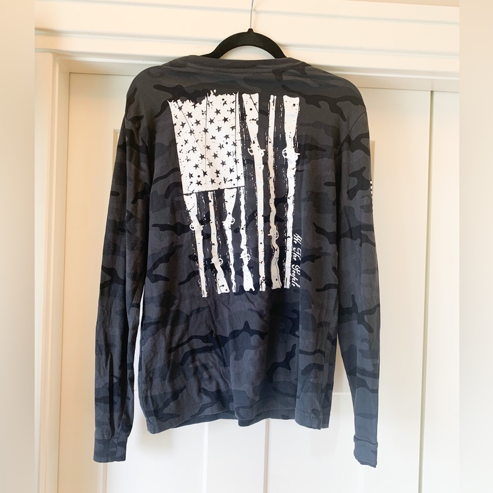 Buckle long sleeve shirt